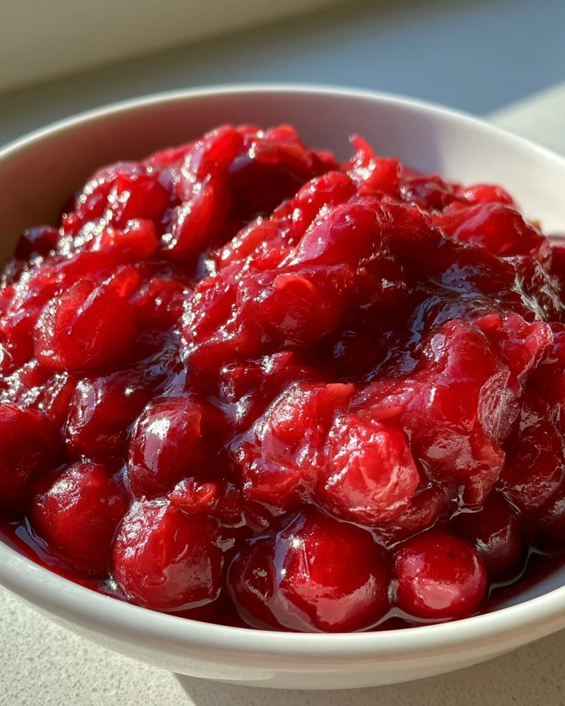 Cranberry Sauce in 15 Minutes