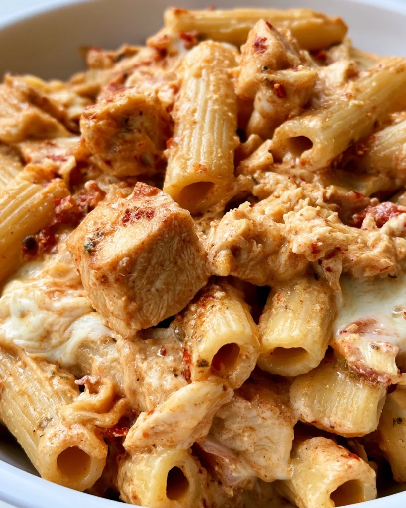 Creamy Cajun Chicken Pasta Bake