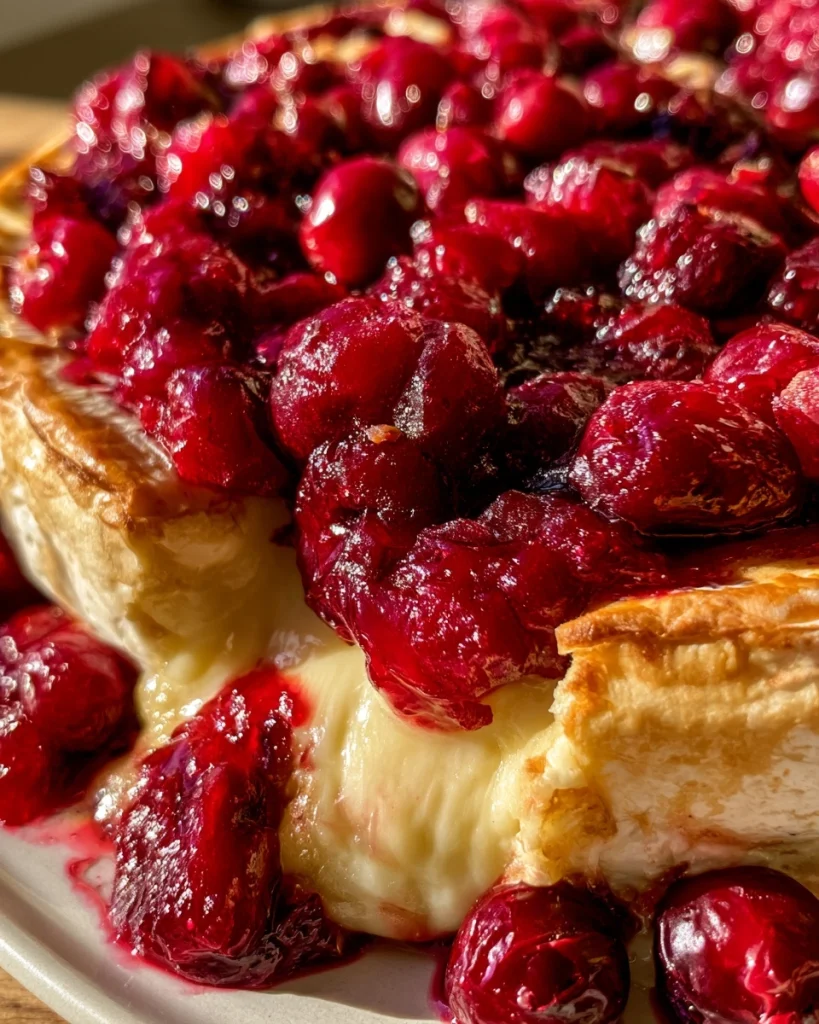 Easy Baked Cranberry Brie