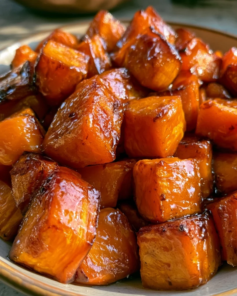 Easy Maple Roasted Sweet Potatoes