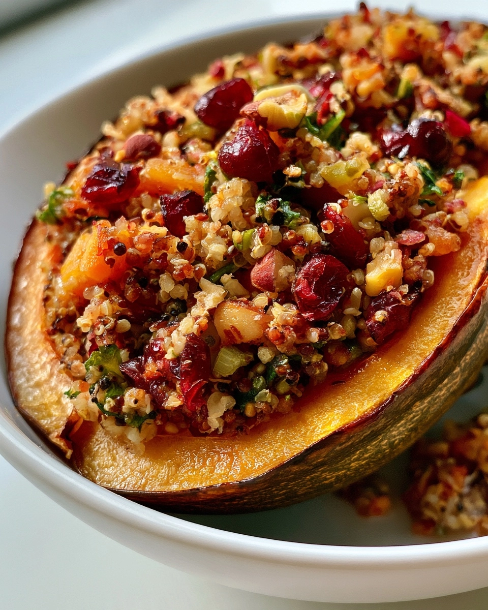 Easy Stuffed Acorn Squash