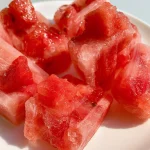 Frozen Watermelon Dog Pops