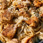 Garlic Parmesan Chicken Pasta