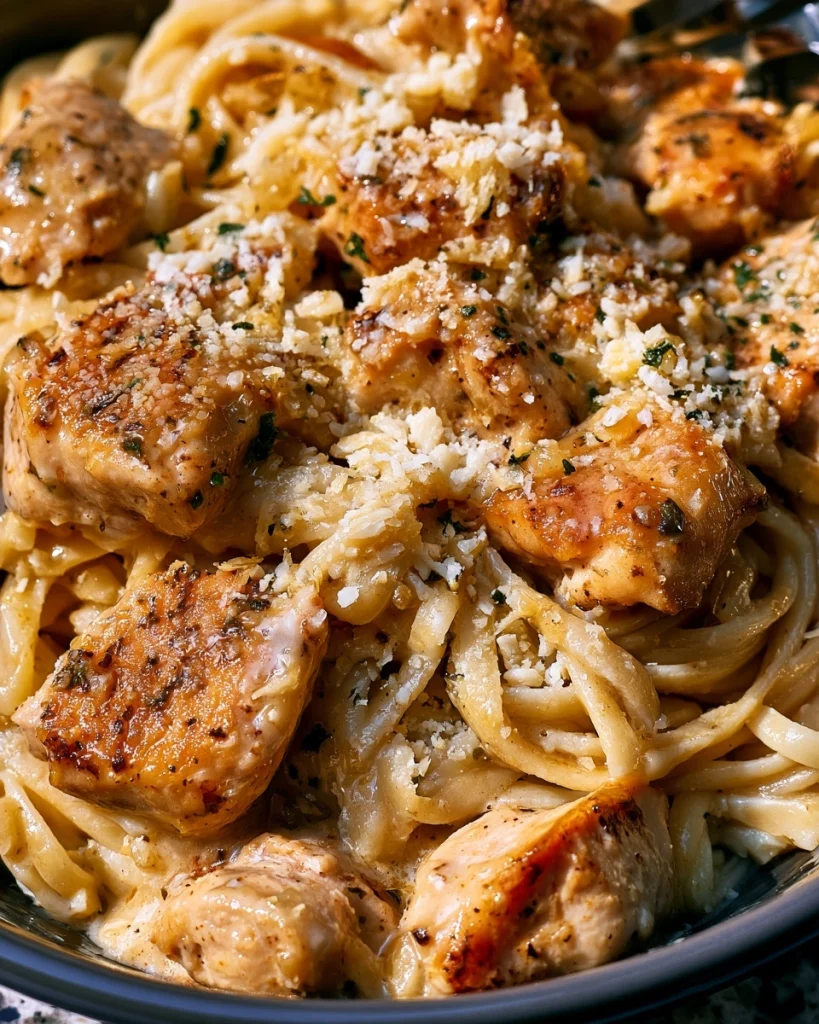 Garlic Parmesan Chicken Pasta
