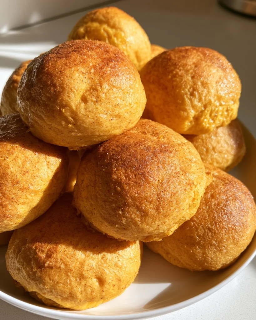 Gluten-Free Pumpkin Dinner Rolls