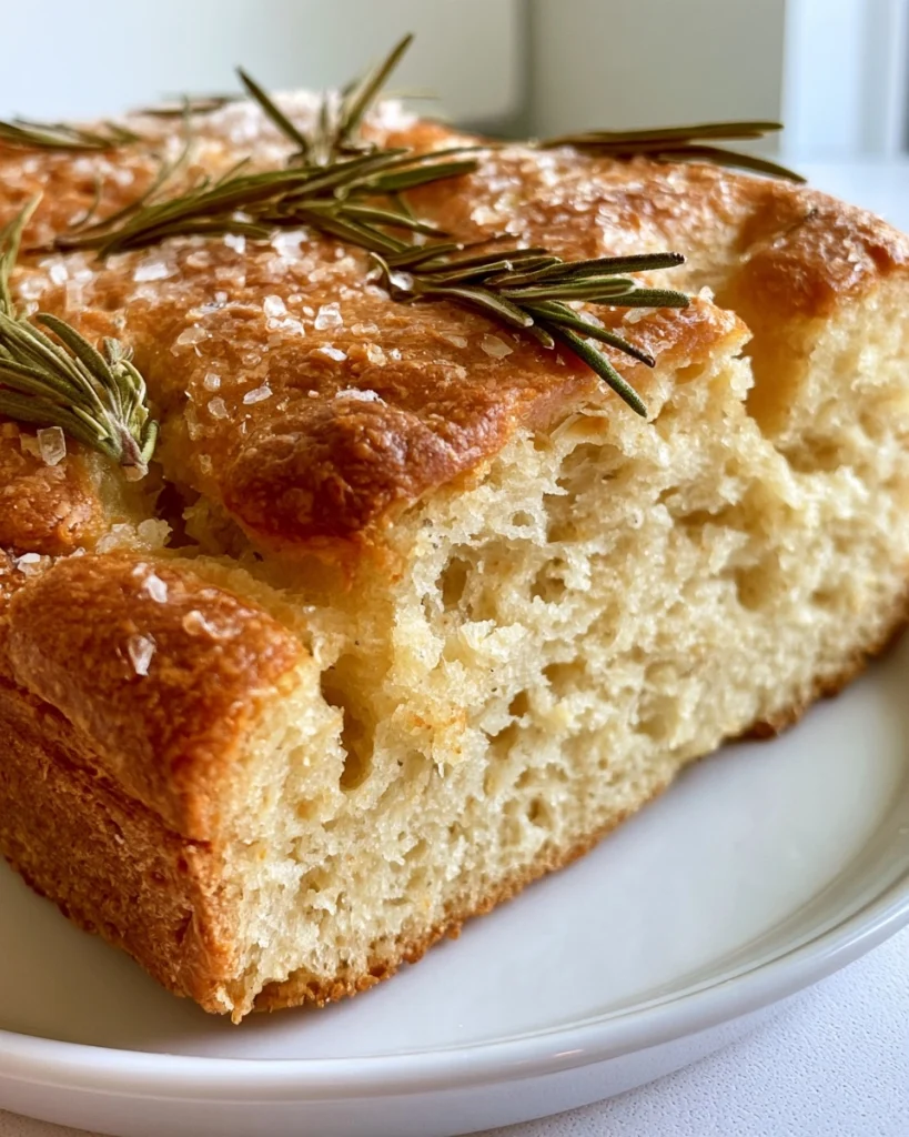 Gluten-Free Rosemary Sea Salt Focaccia