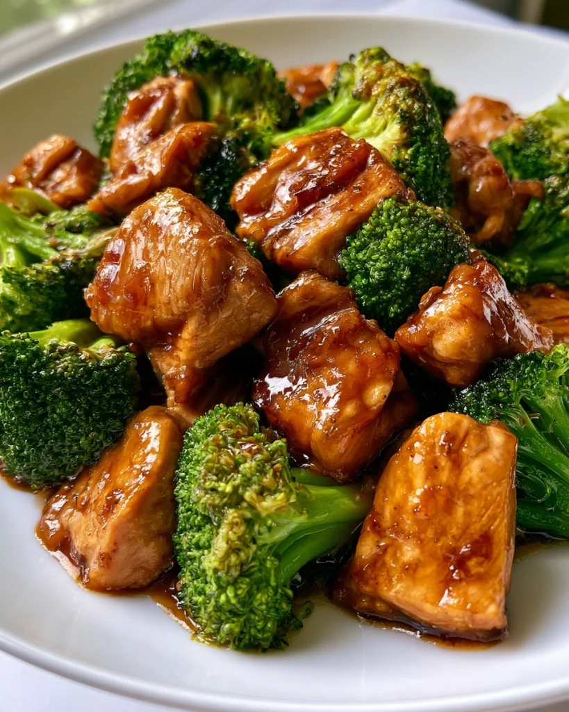 Honey Garlic Chicken and Broccoli