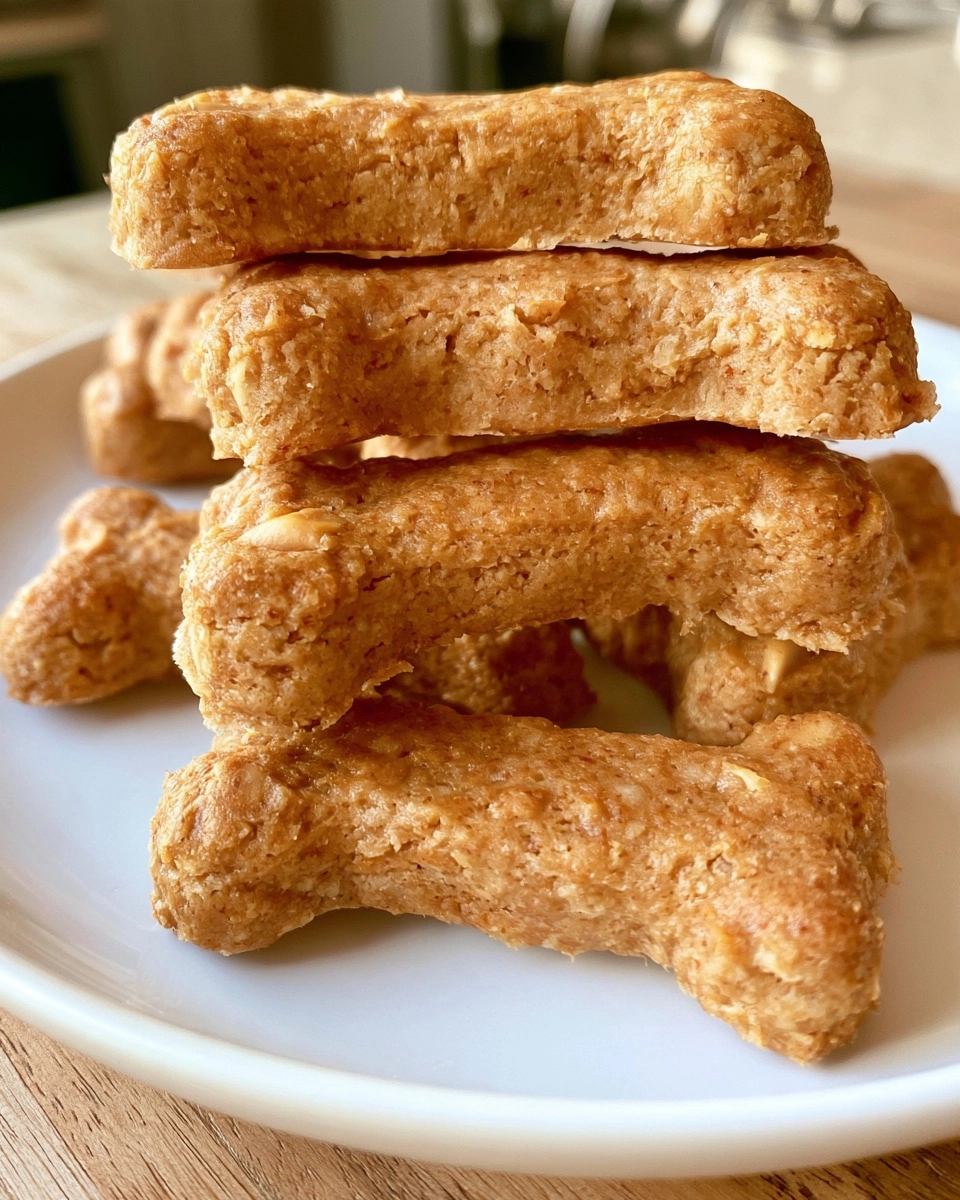 Peanut Butter Banana Dog Treats