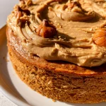 Pumpkin Peanut Butter Dog Birthday Cake