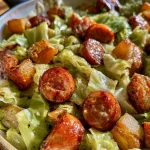 Sausage, Cabbage and Potatoes Skillet