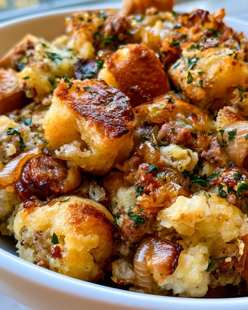 Simple Sausage Stuffing