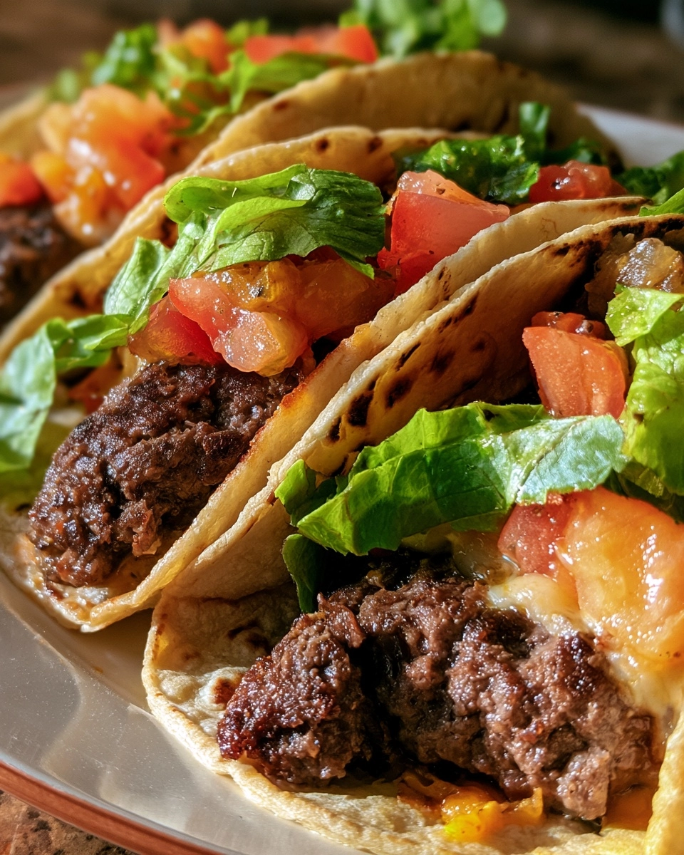 Smash Burger Tacos