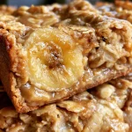 Soft Banana Peanut Butter Oat Bars