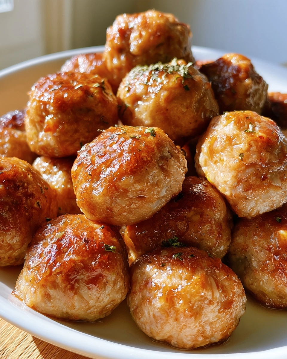 Turkey & Rice Dog Meatballs