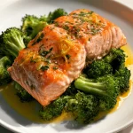 Baked Salmon with Broccoli