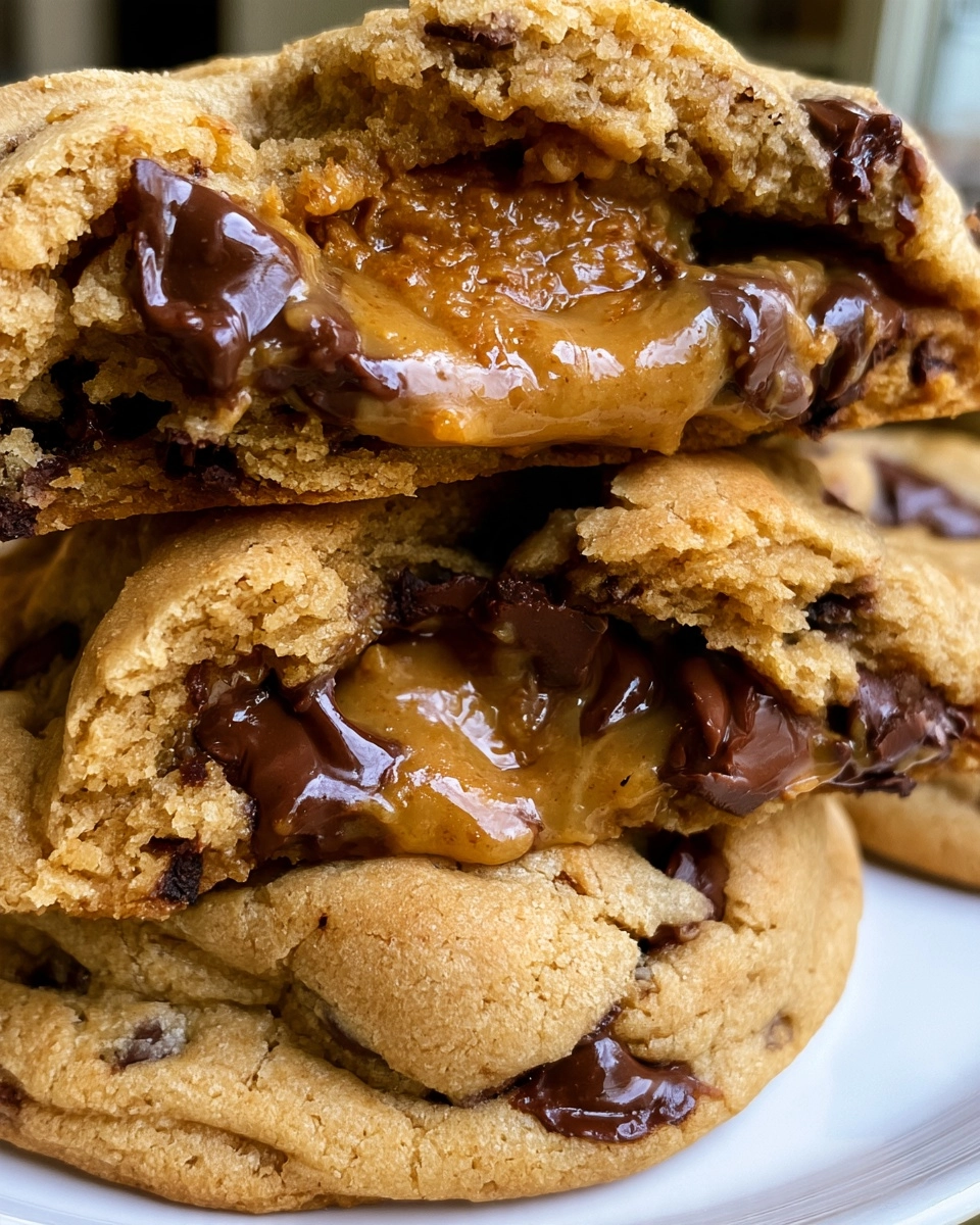 Biscoff Stuffed Chocolate Chip Cookies