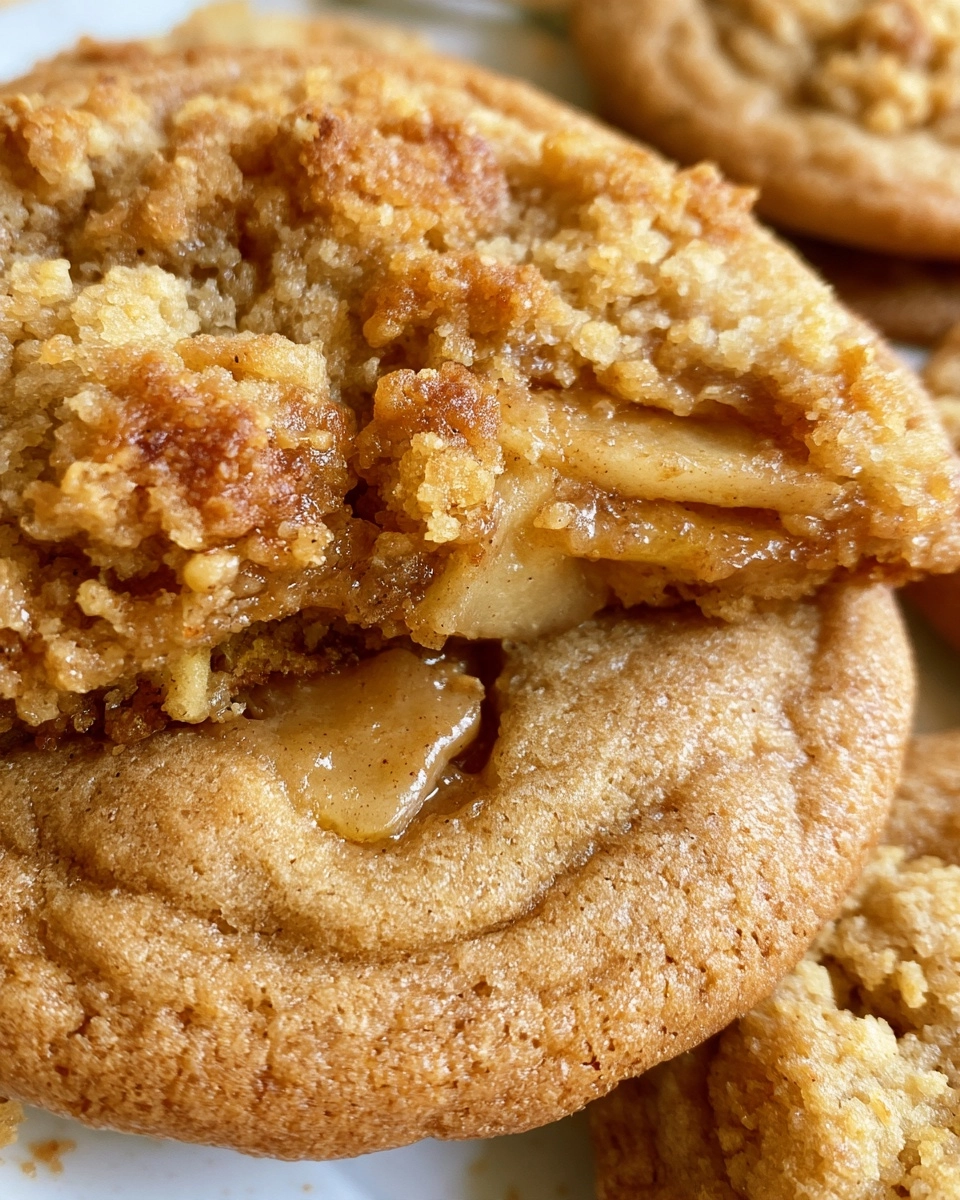 Brown Butter Apple Crumble Cookies