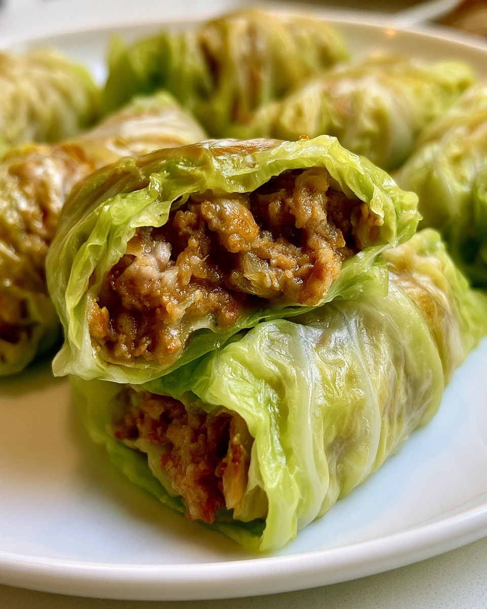 Cabbage Dumplings with Turkey