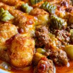 Cheeseburger Tater Tot Casserole