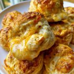 Cheesy Ranch Chicken Biscuit Bombs