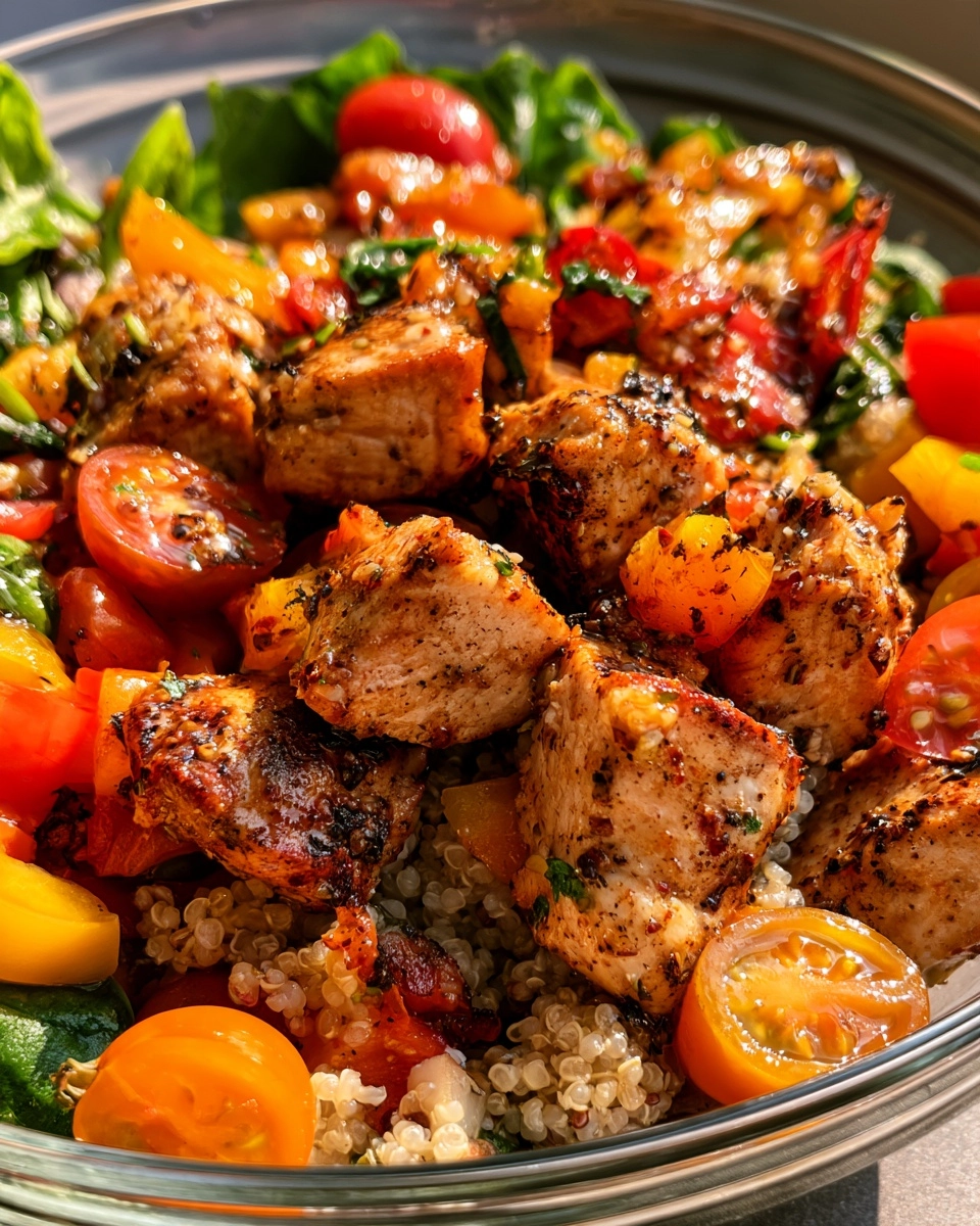 Chicken Quinoa Meal Prep Bowls
