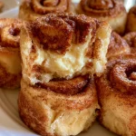 Cinnamon Roll Cheesecake Bites