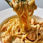 Cottage Cheese Alfredo Chicken Pasta