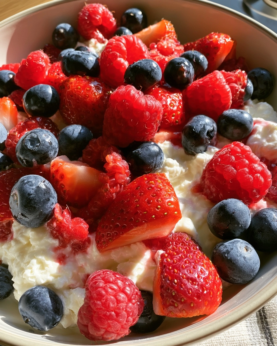 Cottage Cheese Berry Breakfast Bowl