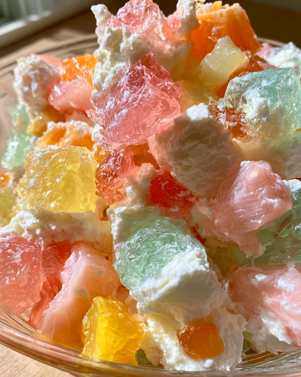 Cottage Cheese Jello Fruit Fluff