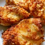 Crispy Parmesan Potato Crusted Chicken