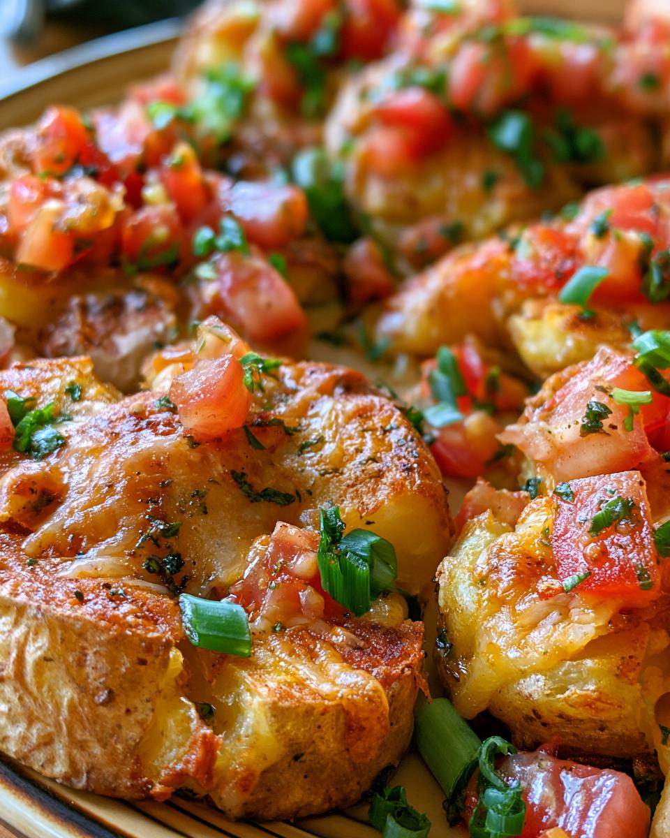 Crispy Smashed Taco Potatoes
