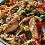 Crunchy Cabbage Chicken Salad