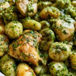 Five Ingredient Chicken Pesto Gnocchi