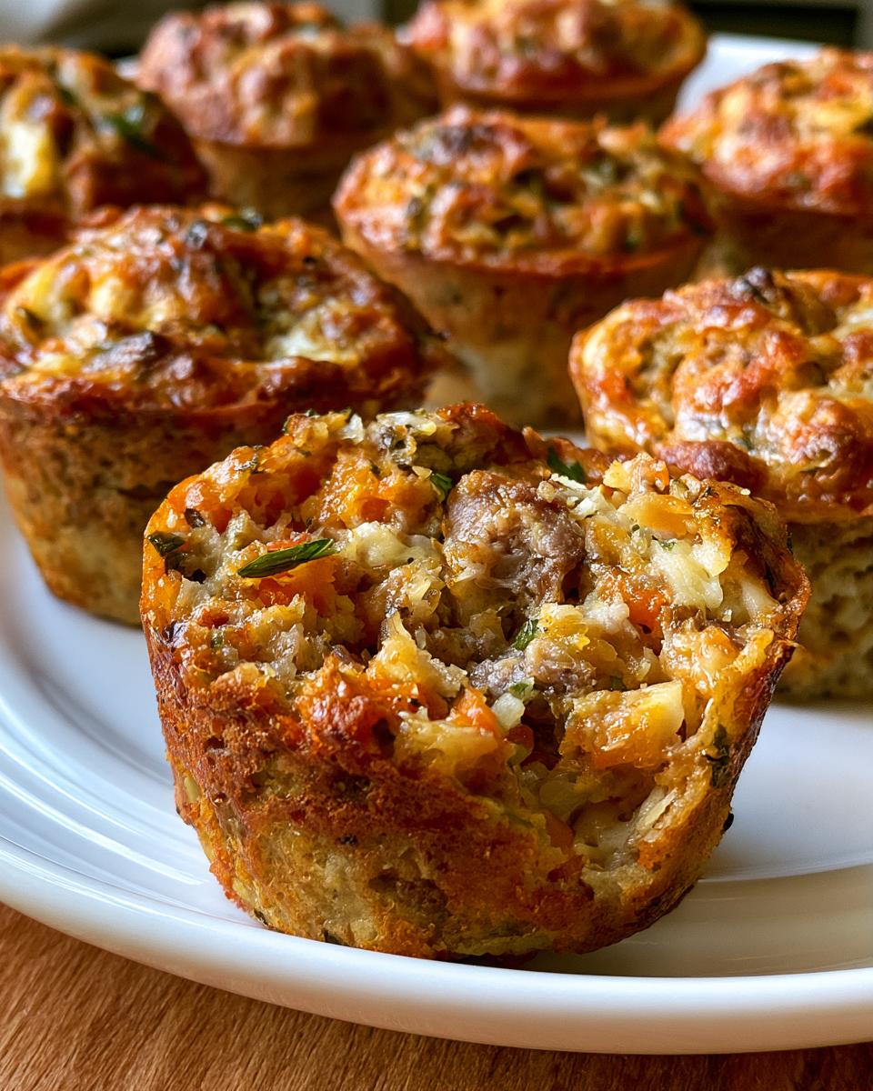 Freezer Friendly Mini Meatloaf Muffins