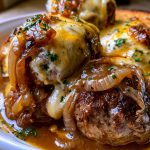 French Onion Soup Meatballs