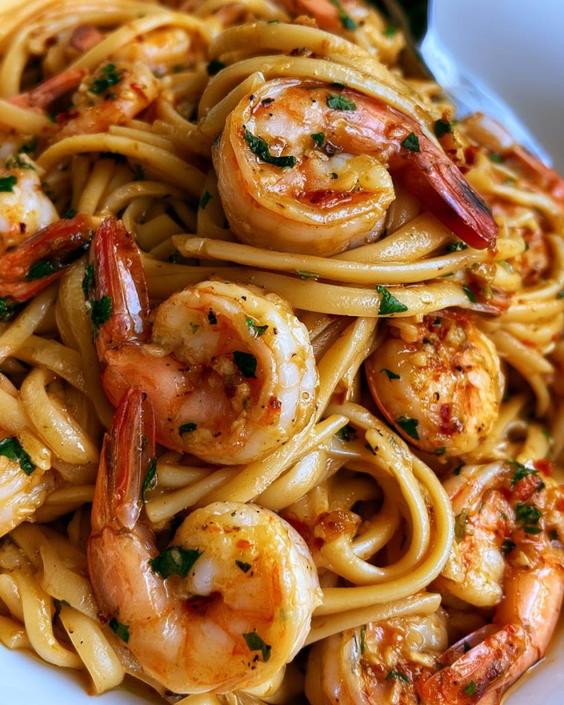 Garlic Butter Shrimp Pasta