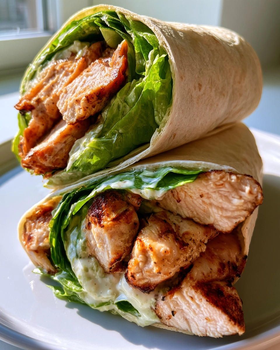 Grilled Chicken Caesar Wraps