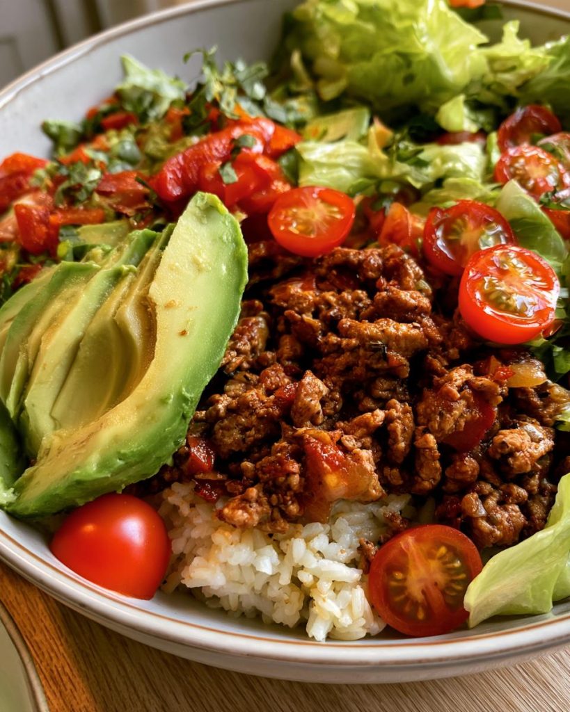 Ground Turkey Taco Bowls