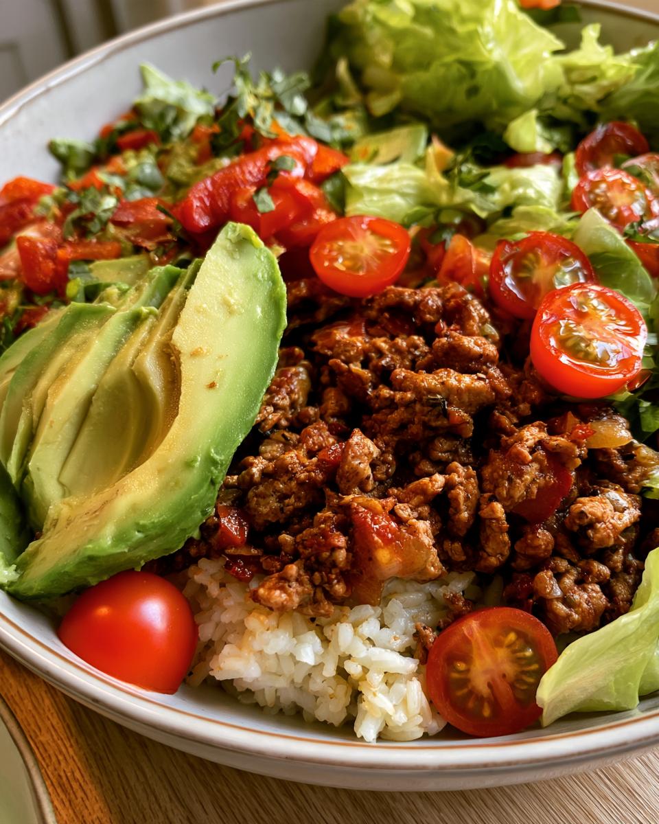 Ground Turkey Taco Bowls