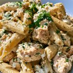 High Protein Cottage Cheese Chicken Pasta