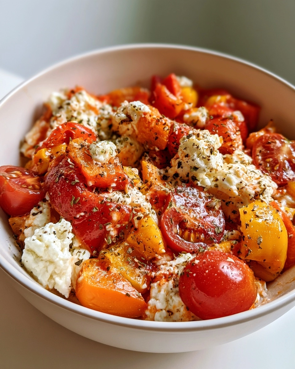 High Protein Cottage Cheese Pizza Bowl