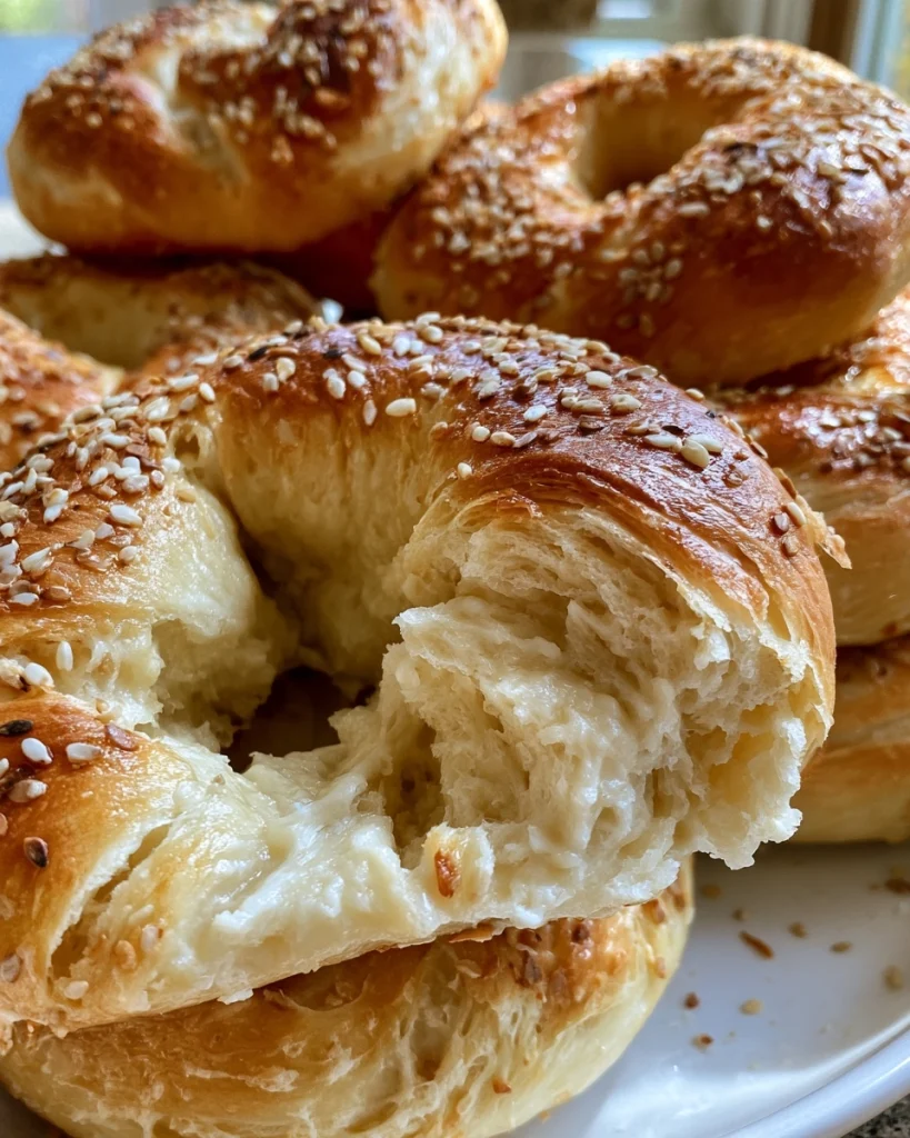 High Protein Greek Yogurt Bagels