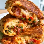 High Protein Pizza Quesadillas