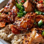 Hot Honey Chicken Rice Bowls