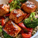 Hot Honey Salmon Power Bowls