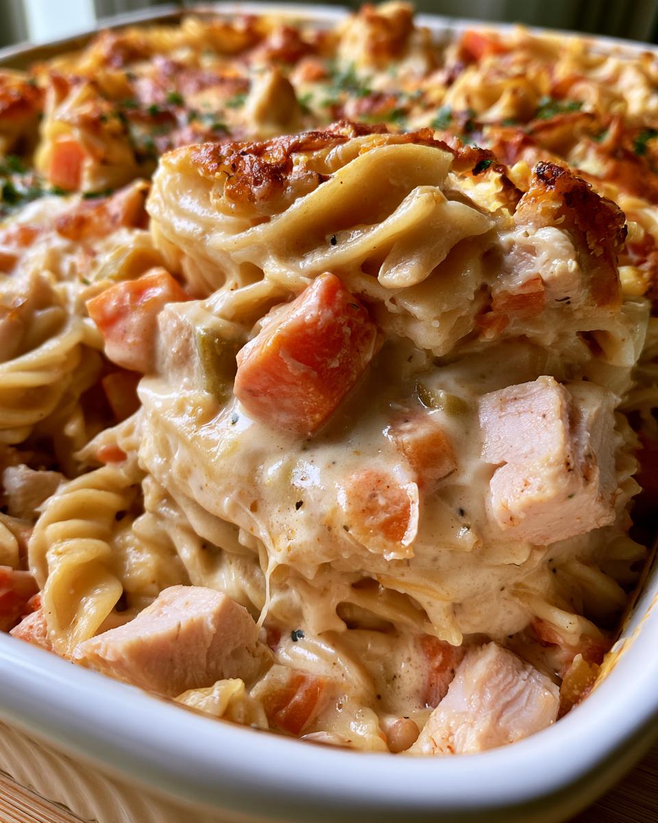 Leftover Thanksgiving Turkey Noodle Bake