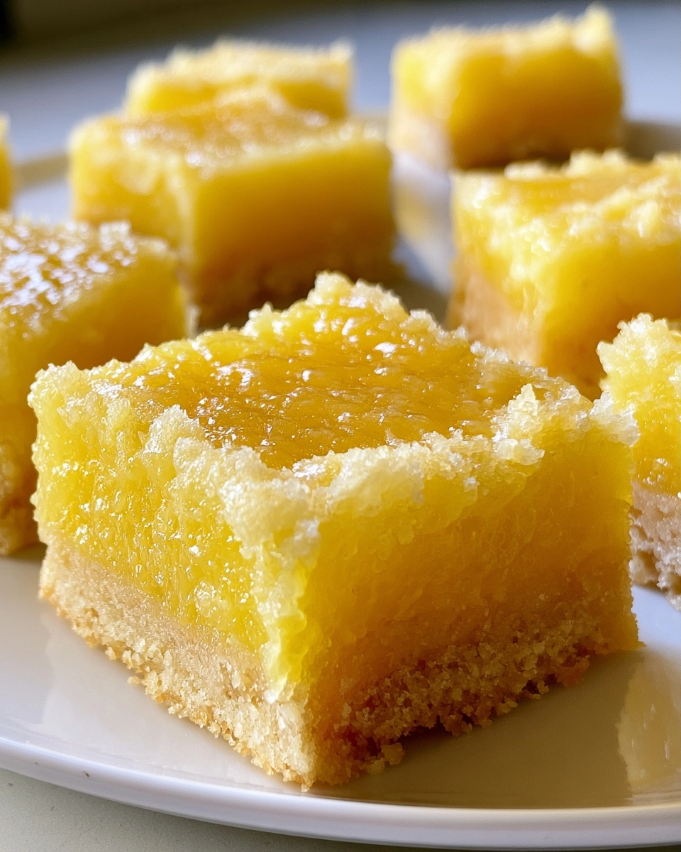 Lemon Bars with Shortbread Crust