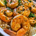 Lemon Garlic Shrimp and Quinoa