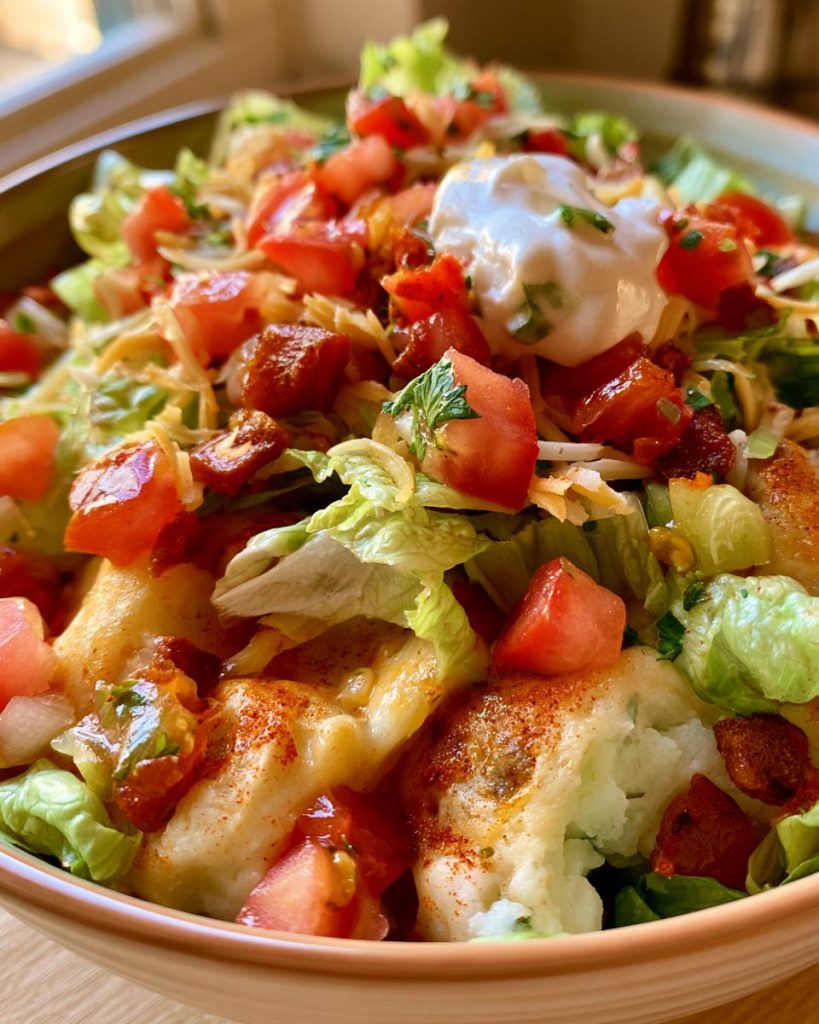 Loaded Baked Potato Taco Bowls