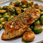 Maple Dijon Chicken and Brussels Sprouts